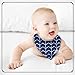 The Cutest Baby Bandana Bib Set By Aubrey and Ethan-8 Cute Unisex Organic Cotton Drool Bibs For Boys And Girls-Ultra-Absorbent Burp Cloth For Feeding, Teething And Drooling Newborns, Babies, Toddlers
