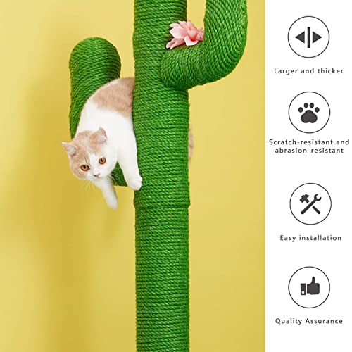 VETRESKA Cat Scratching Post Cat Scratchers for Indoor Cats Cactus Cat