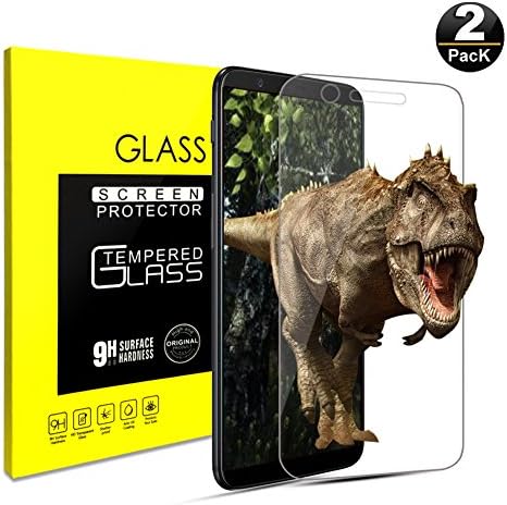 OnePlus 5T Screen Protector, [2Pack] HD Tempered Glass Screen Protector Film Shiled Guard for OnePlus 5T [Crystal Clear] [9H Hardness] [Bubble-Free] [0.26mm, 2.5D] [3D Curved] (OnePlus 5T)