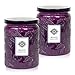 Aromatherapy Scented Candles - Great for Minimalistic Home Decor, Stress Relief, and Gift Set of Two 16 Ounce Mason Jar Candles (Island Orchid)