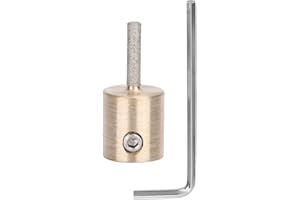 ESTINK Inland Glass Grinder Bit, Metal Grinding Bit with Ceramic Glass Abrasive Head for Grinding Machine Repair Tools (MCB18)