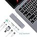QacQoc USB C Hub, Compatible with 2016/2017 MacBook Pro 13
