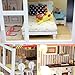 Flever Dollhouse Miniature DIY House Kit Creative Room with Furniture for Romantic Valentine's Gift(Wait for You My Love)