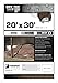 20x30 Multi-Purpose Silver/Brown Heavy Duty DRY TOP Poly Tarp (20'x30')