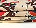 Yoovi Reversible Table Runner Ethnic Floral, Cotton and Linen Blend (11.8'' X 78'')