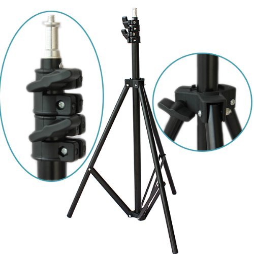 Dunnomart 2M 7ft Light Lamp Umbrella Stand Tripod Lighting Kit for HTC Vive VR YouTube Videos Shooting Photographic Softbox Stand