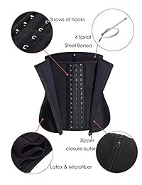 Corsé de goma de látex para dama