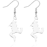 BEKECH TV Show Inspired Charm Drop Earrings Fans Gifts Musical Merchandise