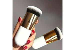 1pc Large Foundation Brush, Soft Kabuki Makeup Brush for Powder, Blush & Highlighter, Ergonomic Handle