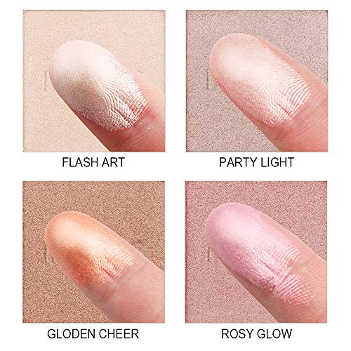 Aviat 4 Colors Lasting Moisturizing Face Makeup Concealer Cream Foundation Palette Makeup for Blemish/Acne/Dark Circle/Red Blood/Scar