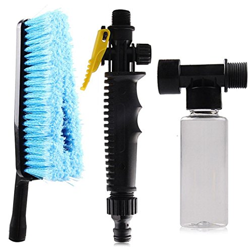 image for Highpot Car Wash Scrub Brush Multi-Purpose Cleaning Brush with Solutio