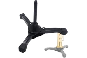 CashBeat Portable Clarinet Stand, Foldable Tripod Holder for Flute, Oboe, and Other Woodwind Instruments, Perfect for Musicians to Carry Around