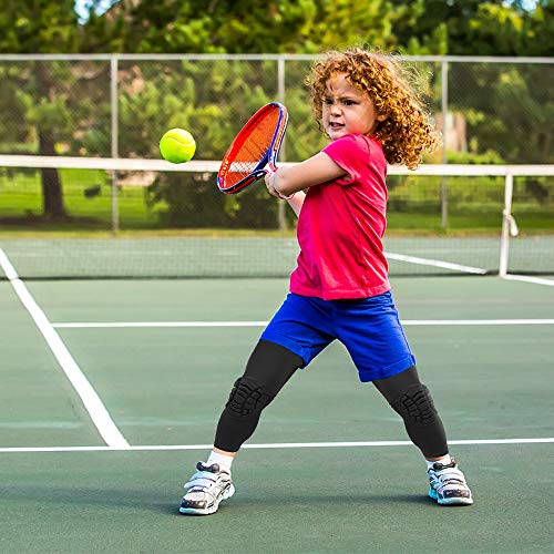 image for AKARUED Basketball Knee Pads, Crashproof Long Leg Sleeves, Padded EVA 