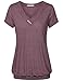 Messic Tops for Women Summer, Women's V Neck Lightweight Short Sleeve T-Shirt Pleated Casual Blouse Top (XX-Large, Wine)