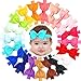 JOYOYO 20pcs Baby Girls headbands 5 inch Hair Bows Baby Headbands for Infant Newborn Toddlers