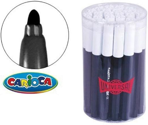Carioca- Jumbo rotuladores, Color Negro (A520000NG): Amazon.es: Juguetes y juegos