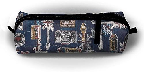 CHC40 Skateboard Gitar Shoes Books Portable Stylish Pen Bag,Stationery Pouch,Multi-colored Pencil Bag,Cosmetic Pouch Bag,Compact Zipper Bag