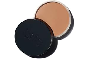 Saie Sun Melt Cream Bronzer - Buildable Balm Face Bronzer for Effortless Sculpting - Cream Contour Enriched with Vitamin C, Nourishing Skincare Ingredients & a Natural Finish - Light Bronze (1 oz)