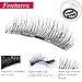 Premium False Magnetic Eyelashes 8 Pieces Fake Eyelashes 3D Reusable 0.2mm Ultra Thin Magnetic Eyelashes Set Perfect for Deep Eyes & Round Eyes (8 pieces)