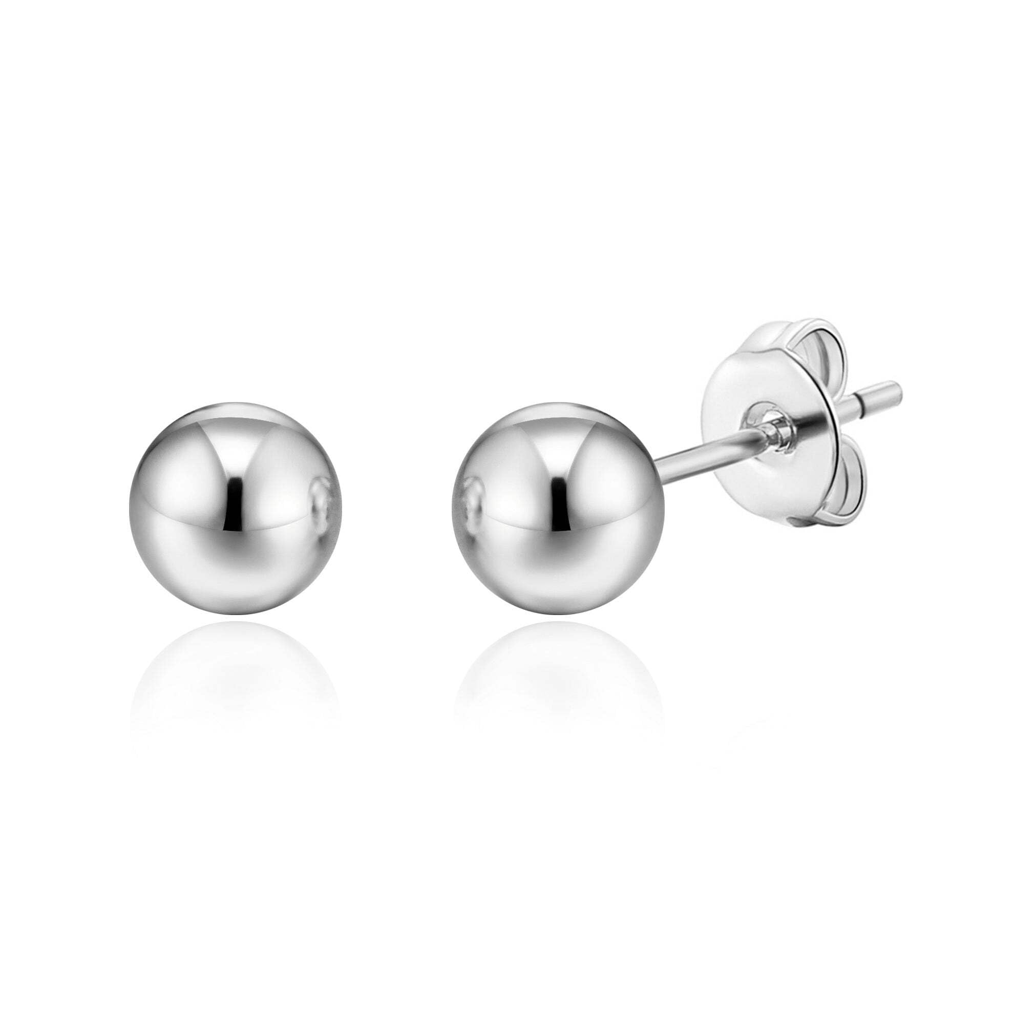 Philip Jones Silver Plated Ball Stud Earrings