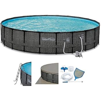 Amazoncom Intex 18ft X 52in Ultra Frame Pool Set With Sand Filter