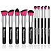 Qivange Makeup Brushes, 10 In 1 Synthetic Foundation Powder Eyeshadow Makeup Brush Set