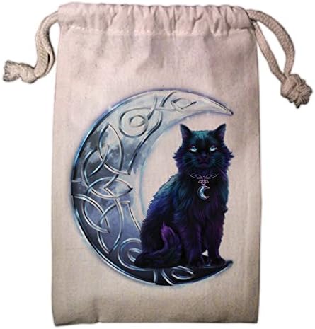 Tarot Bag - Black Cat Celtic Moon