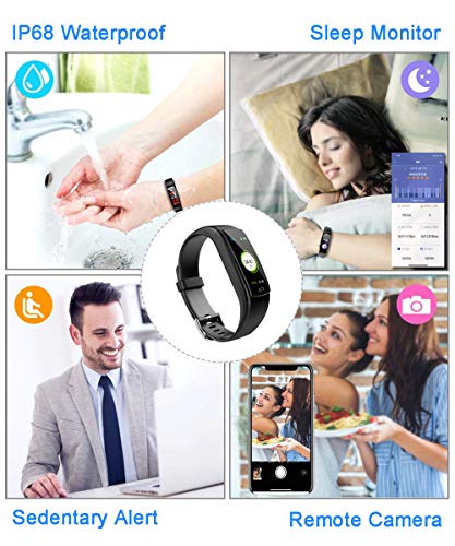 Fitness Tracker Watch, Activity Tracker with Heart Rate Monitor, Smart Watch with IP67 Waterproof, Smart Bracelet with Sleep Blood Pressure Monitor, Pedometer Watch for Android and iOS Smartphone - Thumbnail 5