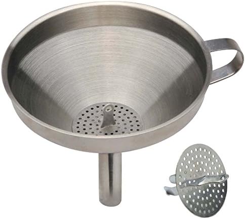 245 Funnel With Strainer 18/10 Stainless Steel