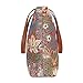 Red Flower and Bird William Morris Strawberry Thief Tapestry Shoulder Tote Handbag, Travel Handbags for Shopper, Daily Purse Tote Bag by Signare (SHOU-STRD)