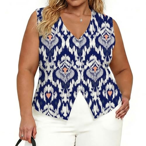 Cetieo Womens Button Up Tank Top