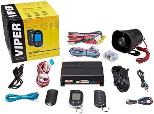 Viper 5706v Remote Start Alarm with 4 Door Actuators Included Free