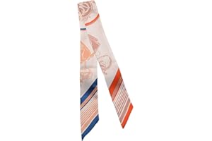 JERLA 100% Mulberry silk Scarf Head Hair Ribbon Handbag Handle wrap Tie Bundle Scarf Neckerchief Scarf for women