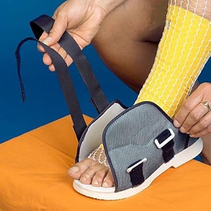 Postoperativer Patientenschuh - Damengröße M 37-39 groß economy Nach operativen Eingriffen Gipsschuhe Schuhe für Gips Überzug