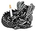 Ebros Smaug Mountain Castle Sleeping Dragon Ashtray Figurine Round Cigarette Holder Dungeons and Dragons Medieval Renaissance Decor