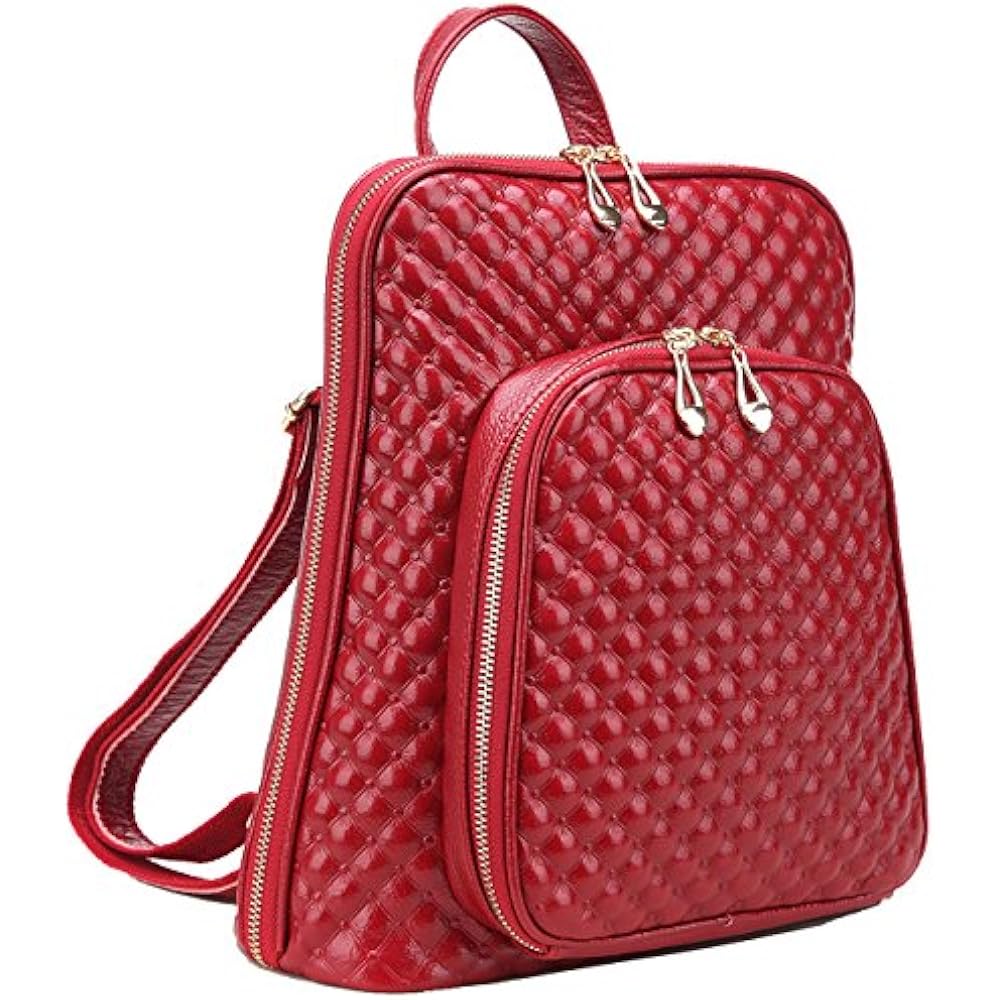 Red Leather Backpack Amazon IUCN Water