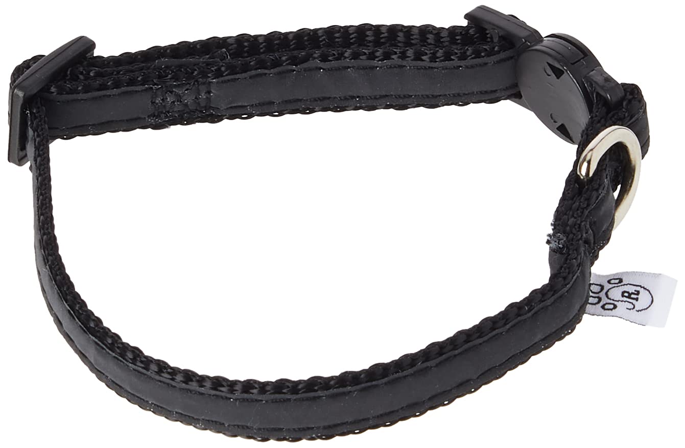 Responsible Owner Quick Release Cat Collars, Fully Reflective Cat Collars, Fully Adjustable Cat Collars, Reflective Colour-Matched Strip, Black