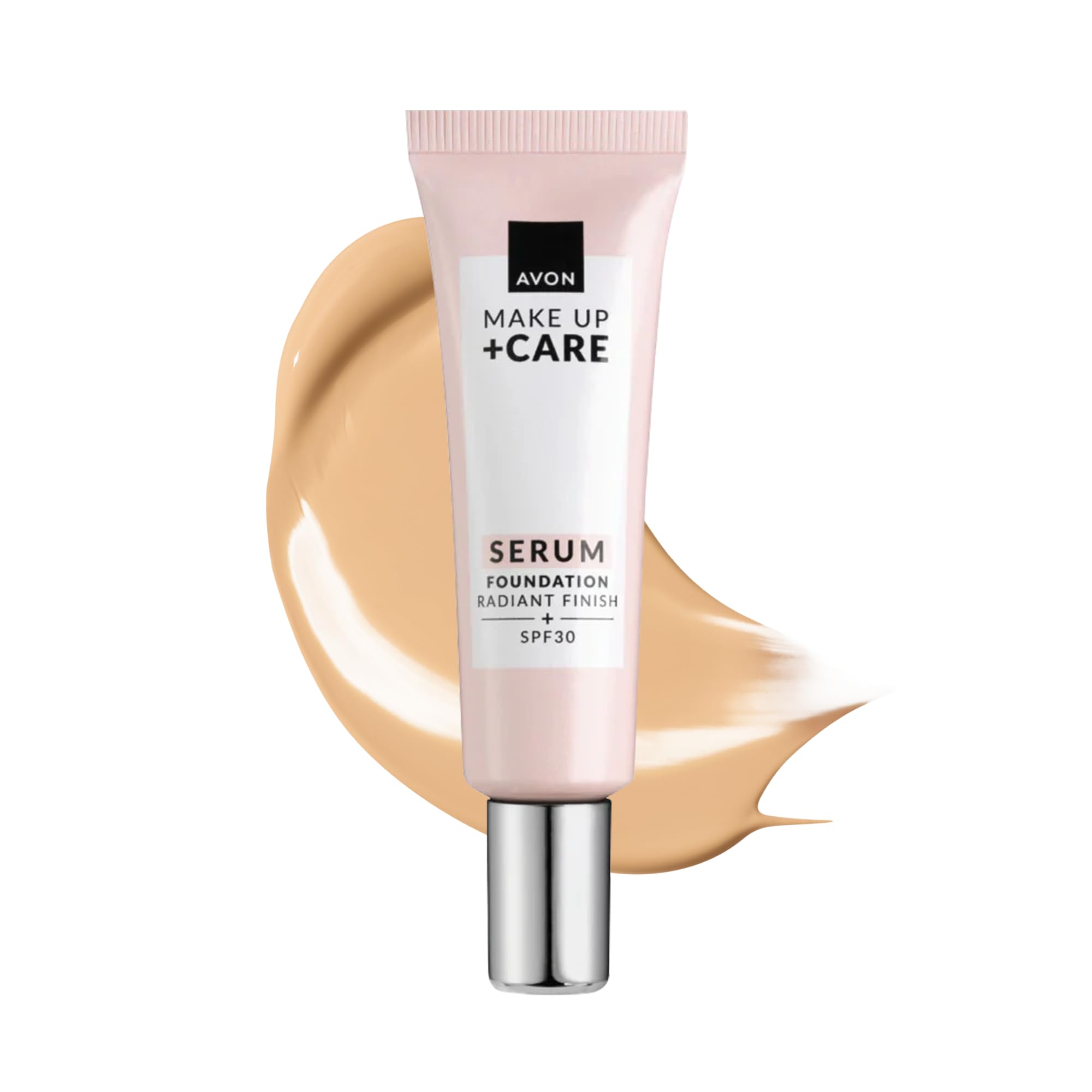 Avon Serum Foundation 30ml, SPF 30, Serum Infused Formula for Light-Medium Coverage, Locks in Moisture, Cruelty Free, Porcelain — image 1