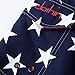 clothin Men's Quick Dry Surfing Boardshorts with Pocket(USA American Flag,US 34)