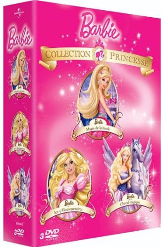 Barbie - Collection Princesse - La magie de la mode + Le cheval magique + Les 3 mousquetaires