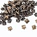 Gleader 100 Pcs. 8.00 Mm. Brass Glam Pyramid Studs Nailheads