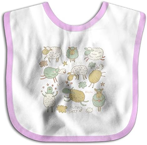 MGDBB Children's Burp Cloths Trendy Lovely Sheep Bandana Drool Bibs
