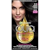 Garnier Hair Color Olia Oil Powered Permanent Hair Color, 3.11 Darkest Plat