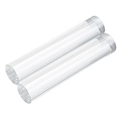 MECCANIXITY 2pcs Acrylic Round Rods 13/16" x