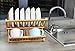 Artmeer Collapsible Bamboo Dish Rack, Holding Plate Holder, Cup Drying Strainer