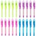 Pshine Invisible Ink Pen & Black Light Combo,4 Colors (Red, Blue, Yellow, Purple),pack of 20