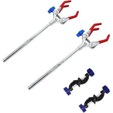 Lot De Pinces De Laboratoire Pour Burette - Clip Pour Support Labo En Alliage De Zinc