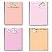 Stonehouse Collection Cat Notepads - 4 Assorted Funny Cat Note Pads - USA Made (Cat)