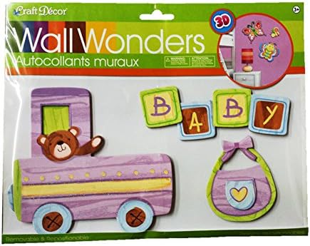 Craft Decor Puffy Wall Wonders 3D Nursery (All Wrapped Up)