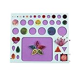 YURROAD 3 in 1 Paper Quilling Template Board Quilling DIY Tool